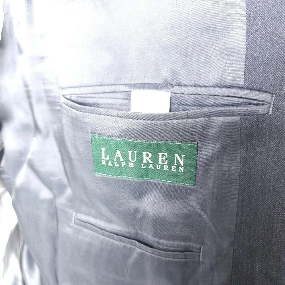 Lauren Ralph Lauren Dark Gray Wool Sports Coat Blazer‎ Men's 44L